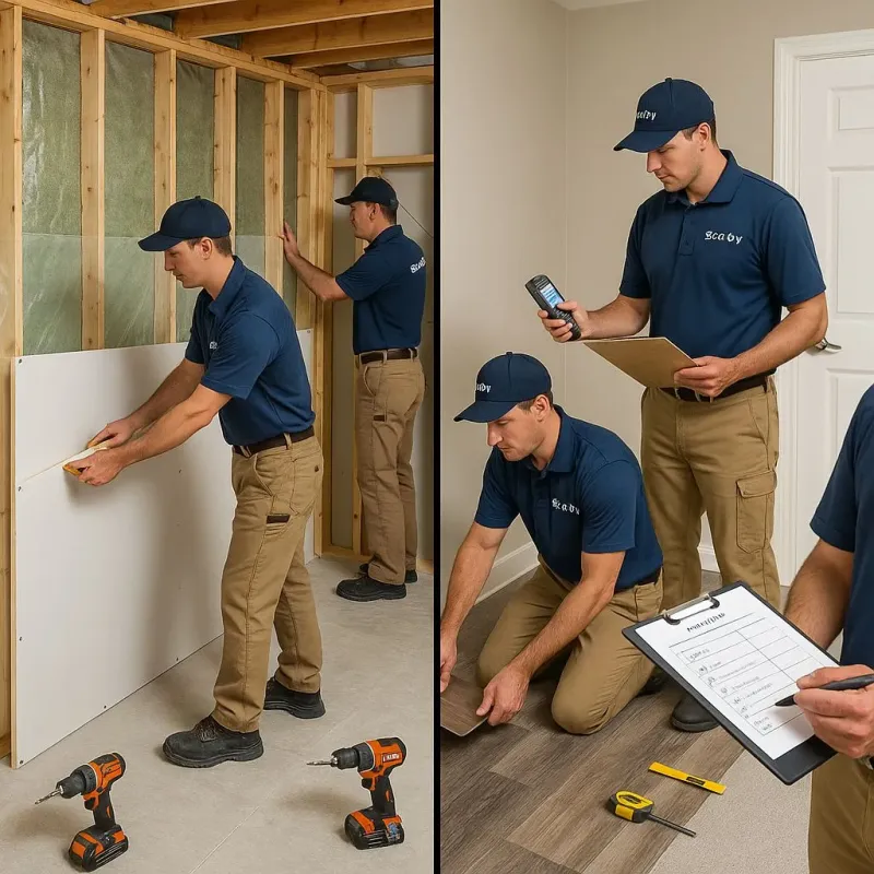 Repairs and Reconstruction process in Schuyler County, NY